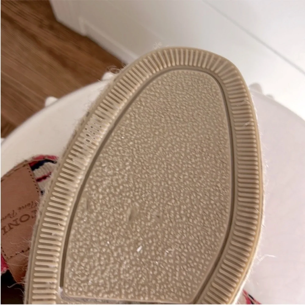 Toni Pons Vibrant Red and Blue Espadrilles with Slip-On Ease